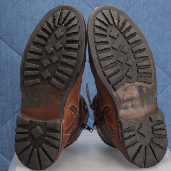 Crevo Camden 225 Cap Toe Chestnut Leather Boot Brown Side Zip Men’s US Sz 10 - Picture 8 of 9